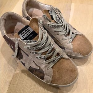 Golden Goose Kids Sneakers - Beige and Brown